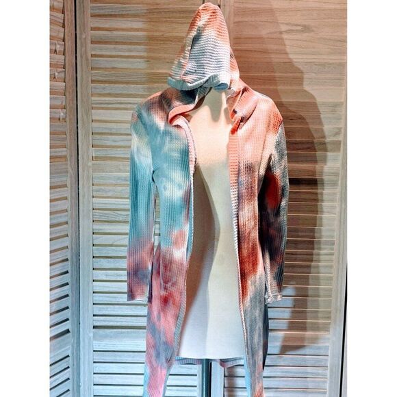 Another Reason Sm Tie Dye Duster Cardigan - Picture 6 of 11